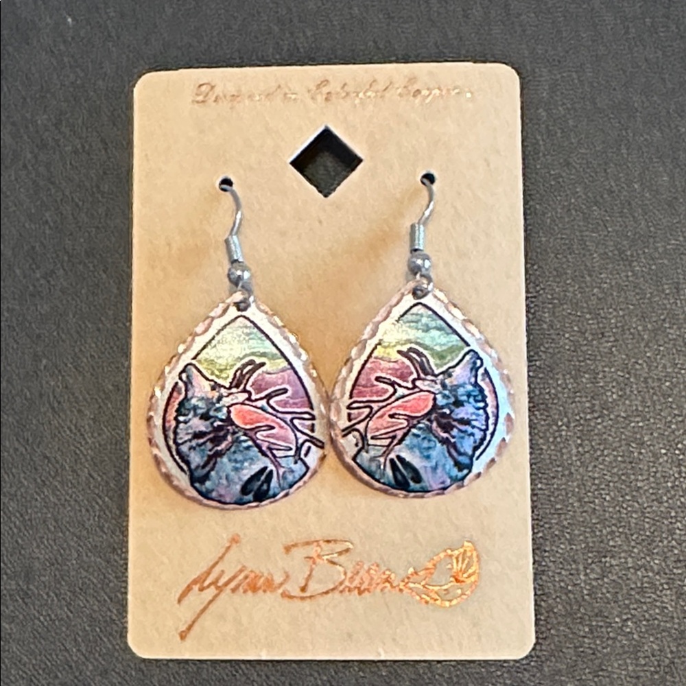 Elk earrings
